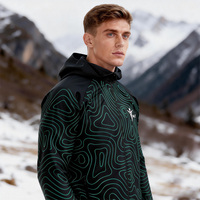 Veste de randonnée unisexe à capuche avec fermeture éclair et poche, imperméable, survêtement d'extérieur, épais, imperméable, survêtement de neige