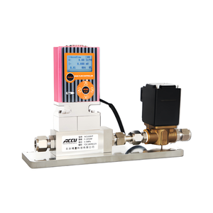 High-Temperature Stainless Steel <b>Flow</b> <b>Meter</b> Mass <b>Flow</b> Controller With LCD Display for Gas Air Measurement OEM Product - Product Image 1