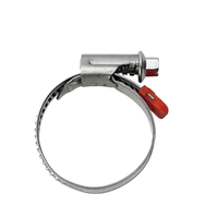 Collier de serrage métrique en acier inoxydable à verrouillage de sécurité, raccord hydraulique à dégagement rapide avec surface lisse pour tuyaux