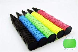 Poignées de raquette de squash colorées en matériau PU mat Padel/Tennis/Badminton/Baseball/Golf Surgrip Tape pour raquettes - Product Image 3