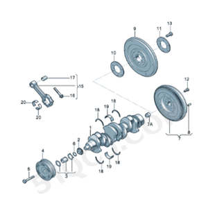 自動スペアパーツフロントクランクシャフトオイルシールエンジン部品クランクシャフトTOYOTA LEXUSメルセデスベンツBMWクランクシャフト用 - Product Image 3