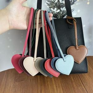 Women's PU Leather Love <b>Bag</b> <b>Charm</b> Colorful Keychain Pendant Cute Heart Shape <b>Charm</b> Gift for Handbags - Product Image 1