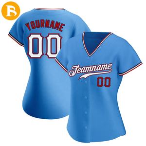 Ezpos rojo raglan expos nacionais azul cinza elegante royal boy senhoras costuradas raiders bordado em branco camisas de beisebol atacado - Product Image 2