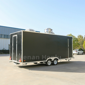 Food Trailer with Full Kitchen Equipments <b>Bbq</b> Food Truck Container Food Cart Mobile bar Trailer - Product Image 6