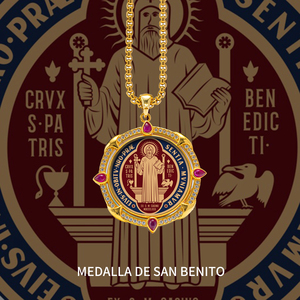 Collar con Colgante de <span class=keywords><strong>San</strong></span> Benito al por Mayor, Amuleto de Exorcismo Diario, Collar de Viaje Seguro, <span class=keywords><strong>San</strong></span> Benito Mayoreo - Product Image 2