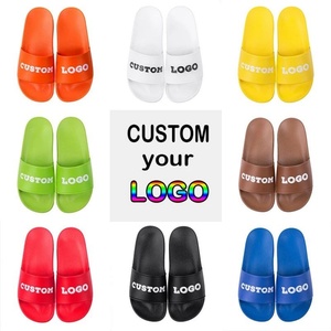 Custom Logo Slide Sandals Men Women Personalized Beach Slippers Summer Outdoor Non Slip Shower <b>Shoes</b> Casual <b>Soft</b> Sole Sliders - Product Image 4
