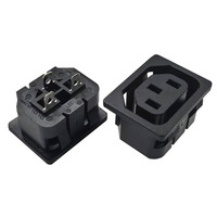 Cabinet PDU cuivre pur IEC320 C13 femelle prise de courant alternatif électrique prise de courant 3Pin câble d'alimentation prise de jauge 10A 250V