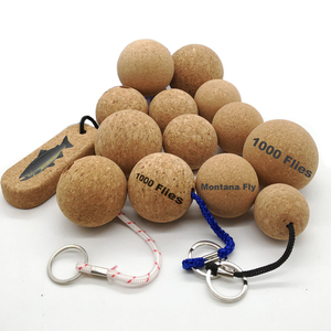 Pendentif flottant <span class=keywords><strong>en</strong></span> bois <span class=keywords><strong>de</strong></span> liège personnalisable Collier <span class=keywords><strong>de</strong></span> pêche à la mouche créatif avec logo pour les espèces <span class=keywords><strong>de</strong></span> truites <span class=keywords><strong>de</strong></span> lac et <span class=keywords><strong>de</strong></span> rivière - Product Image 2