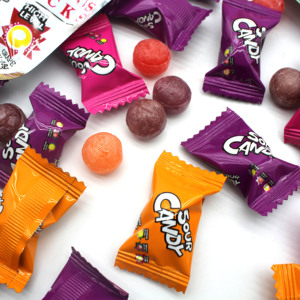 Boîte de bonbons durs aux fruits exotiques pour enfants <span class=keywords><strong>en</strong></span> <span class=keywords><strong>gros</strong></span>, bonbons acidulés multicolores - Product Image 4