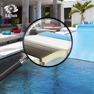 <span class=keywords><strong>Cubierta</strong></span> Automática para <span class=keywords><strong>Piscina</strong></span> con Rodillo Water Crown, <span class=keywords><strong>Cubierta</strong></span> para Spa de Aleación de Aluminio Aislada e Impermeable, Forma Rectangular, Sellado para Piscinas Elevadas - Product Image 6