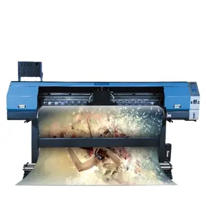 Fortune 1.6m led roll to roll uv printer use i3200-u1 head transparent sticker small uv printer