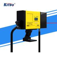 Sensor de nivel de líquido láser KJT con batería IP65 AL carcasa 10V-30VDC 10Hz 4-20mA Sensor detector de nivel de líquido láser