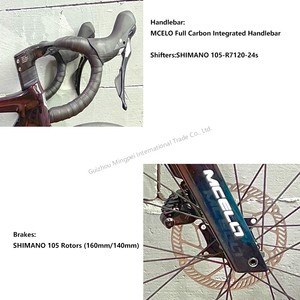 Bicicleta de Carretera para Adultos, Ultraligera de 7.8 kg, 700C, Cuadro Aerodinámico de Fibra de Carbono, SHIMANO R7120, 24 Velocidades - Product Image 5