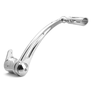Leviers de frein et de changement de vitesse talon-orteil chromés CNC Billet Deep Edge Cut pour <span class=keywords><strong>Harley</strong></span> Road King Electra Glide Street Glide 1997-2023 - Product Image 6