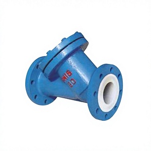 วาล์วจีนชนิด Y พร้อมตัวกรองฟลูออโรโพลิเมอร์ DN25 ถึง DN300 ทนความร้อนสูง - Product Image 1