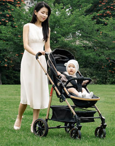 Poussette bébé 3-en-1 légère et pliable avec <span class=keywords><strong>nacelle</strong></span> et siège auto – Offre spéciale - Product Image 6