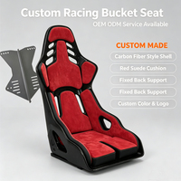 Sièges de course en cuir PVC noir de haute qualité SR-S, réglables, style sport, pour simulateur de course, pour voitures Toyota, BMW, Honda