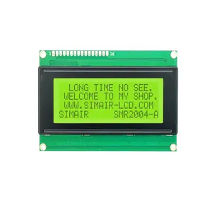 IIC/I2C 2004 LCD2004 modulo schermo LCD 5V schermo blu schermo giallo verde 20x4 LCD con I2C