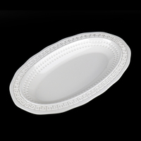 Assiettes rondes noires en mélamine écologiques pour restaurant, vaisselle de haute qualité personnalisée, résistante au lave-vaisselle, de qualité alimentaire, en vente