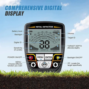 Détecteur de métaux souterrain TX-640, très demandé, détecteur d'or, étanche, pliable, haute sensibilité, rétroéclairage LCD - Product Image 5