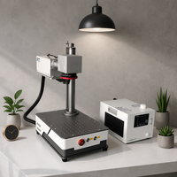 Machine de marquage laser UV de type split à refroidissement par eau, équipement de gravure laser UV pour l'impression de codes QR et de dates sur flacons cosmétiques - Offre Spéciale
