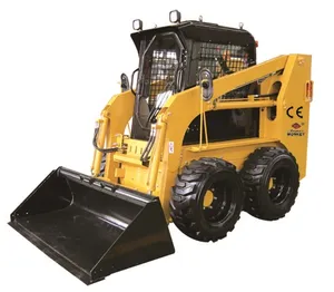 Hydraulic Pilot Skid Steer Loader with Kubota Engine CE EPA Wheel Skid Steer Loader