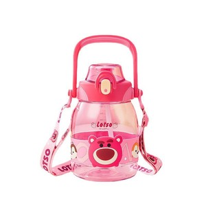 Bouteille d'eau à paille grande capacité <span class=keywords><strong>Disney</strong></span> pour enfants 1200 ml – Protection de l'environnement, utilisation extérieure, sport, tendance - Product Image 5