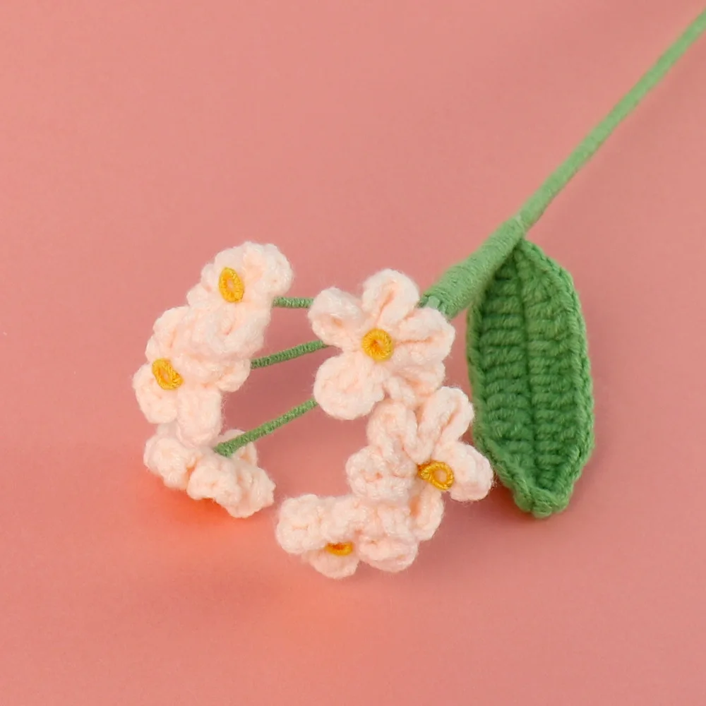 Finished 6 head forget-me-not bouquet (korean pink)