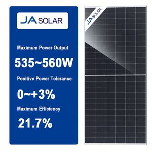 JA Solar JAM72D30 MB 535-560W Panneau solaire JA 535 540 545 550 555 560 Watt JA Solar P Type Double module bifacial en verre Panneaux PV - Product Image 2