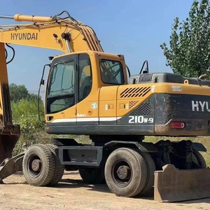 Excavatrice sur chenilles <span class=keywords><strong>Hyundai</strong></span> 210W-9 neuve à 90%, avec moteur et pompe, modèle 2022, haute efficacité, fabrication coréenne, bon prix - Product Image 3
