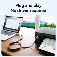 Mindpure - Cable USB A a B Profesional 2.0 para Impresora, 480 Mbps, para Escáner de Alta Velocidad, Teclado MIDI, Unidad Externa, Equipo de Audio
