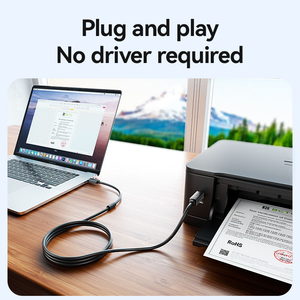 Câble USB A vers B professionnel Mindpure 2.0, 480 Mbps pour imprimante, scanner haute vitesse, clavier <span class=keywords><strong>MIDI</strong></span>, lecteur externe, équipement audio - Product Image 5