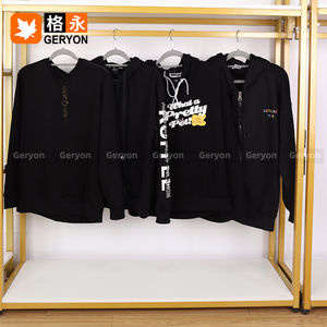 Geryon <span class=keywords><strong>Vintage</strong></span> Ropa Usada de <span class=keywords><strong>segunda</strong></span> <span class=keywords><strong>mano</strong></span> para hombre, Sudadera con capucha de invierno, <span class=keywords><strong>sudaderas</strong></span> con capucha gruesas forradas de peso pesado para fardos de ropa usada - Product Image 5