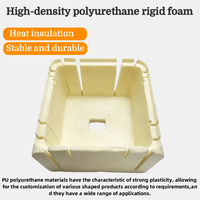 Boîte d'isolation en mousse de polyuréthane rigide haute densité personnalisée, mousse rigide utilisée pour l'isolation thermique