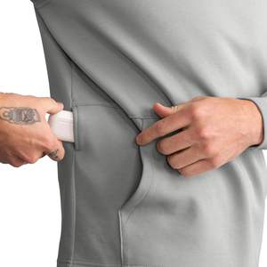 Sweat à capuche personnalisé pour homme XXS, imperméable, anti-froissement, en coton pur, tissu en molleton français, imprimé à l'écran, hip-hop - Product Image 2