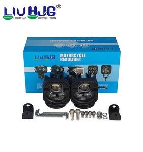 HJG luce a doppio colore <span class=keywords><strong>proiettore</strong></span> 4d <span class=keywords><strong>Led</strong></span> punto di guida luce ausiliaria cubo fuoristrada <span class=keywords><strong>Led</strong></span> fendinebbia luce luce del motociclo Spot - Product Image 6