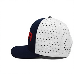 Casquette de camionneur personnalisée à broderie 3D, respirante, perforée, bicolore, pour adulte, décontractée, sportive, performance, plage, extérieur, Vietnam - Product Image 2