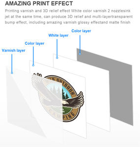 POTRY kecil UV DTF Flatbed Printer Roller stiker cangkir botol UV DTF PVC Film Transfer 1 tahun garansi - Product Image 5