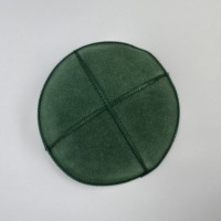 Kippot en Daim Écologique Personnalisable en Gros, Multicolore, 4 Panneaux, Casquette Yarmulke Juive Unie pour Toutes Saisons, Idéale pour Mariages et Bars