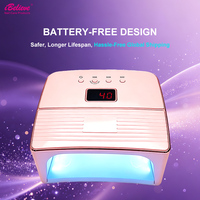 Nouvelle Arrivée Lampe de Séchage Rapide pour Ongles en Gel, Lampe UV LED Carrée Intelligente à Faible Température avec Logo Personnalisé, Vente en Gros Usine