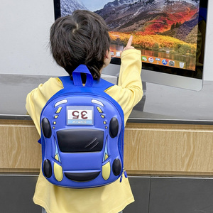<span class=keywords><strong>Sac</strong></span> à <span class=keywords><strong>dos</strong></span> enfant 3D Oxford Fashion Cartoon Racing Car avec lumière LED, léger, pour la maternelle, les tout-petits, les garçons et les filles - Product Image 4