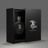 Boîte cadeau de luxe personnalisée avec laminage mat et doublure en mousse pour emballages de maquillage, cosmétiques, parfums, huiles et montres