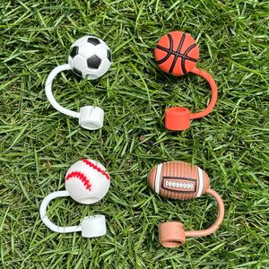 En stock : Embouts décoratifs 3D de 10 mm pour pailles, motifs Football, Ballon de football, Basketball, Tennis, pour gobelets de 30/40 oz, <span class=keywords><strong>Coupe</strong></span> <span class=keywords><strong>du</strong></span> <span class=keywords><strong>Monde</strong></span> - Product Image 3