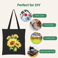 Sacs fourre-tout en toile de coton de couleur unie, personnalisables, durables, réutilisables, écologiques, avec logo imprimable par sublimation, avec bandoulière