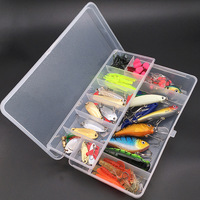 TOPIND-Kit d'accessoires de pêche multifonctionnel avec boîte à matériel
