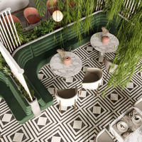 Offre Spéciale : Ensemble de Restaurant Élégant au Design Moderne – Mobilier de Restaurant avec Banquettes à Dossier Haut, Tables et Chaises de Restaurant