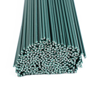 Fil floral en caoutchouc de 2 mm, 50 pièces/paquet, pour roses artificielles en plastique, fournitures de fleuriste, accessoires pour fleurs de savon DIY, vente en gros