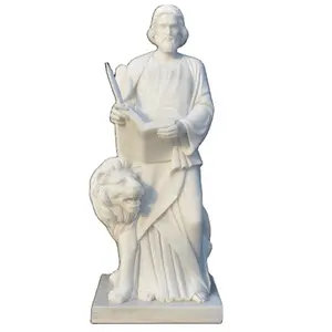 Miglior prezzo figura occidentale scultura l'uomo di marmo statue di gesus statua ornamento a grandezza naturale statua di gesì con leone
