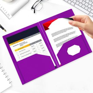 Wholesale Customized Durable PP Material <b>A4</b> Letter Size Double Pockets <b>Folder</b> Multi-Color Option Plastic <b>File</b> <b>Folders</b> - Product Image 6