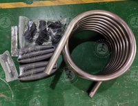 Holzbefeuerter Outdoor-Whirlpool-Heizschlangen-Kit aus Edelstahl mit langlebigen Schläuchen für Outdoor-Whirlpools